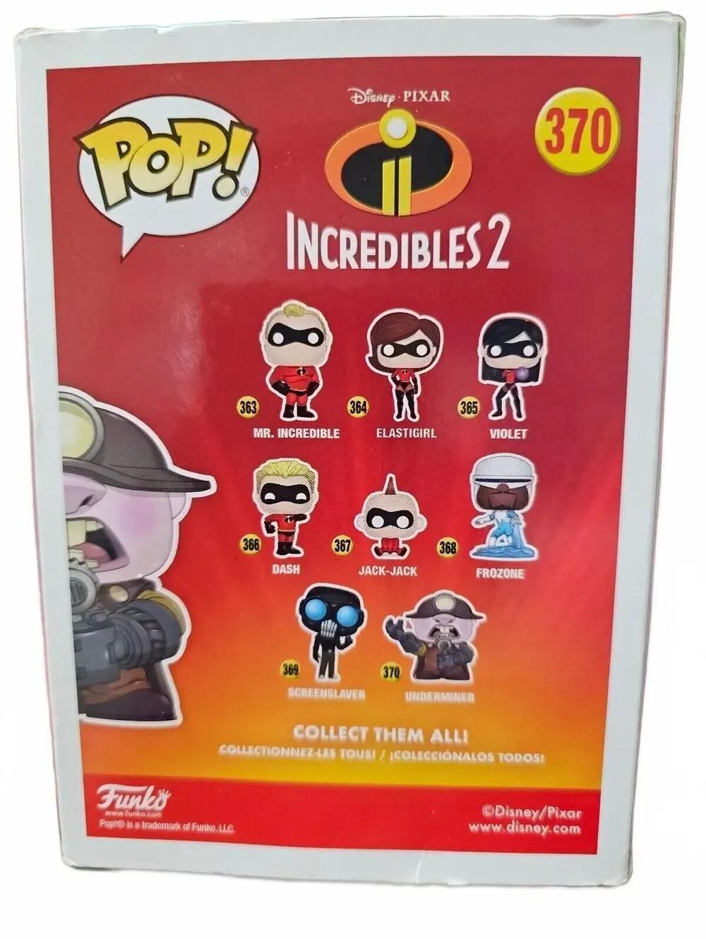 Funko POP! Incredibles 2 Underminer Vinyl Figure #370